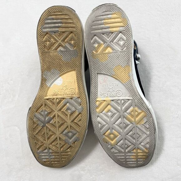 Converse Sneakers Lift Platform Sunflower HighTops Chuck Taylor Black Size 7.5 - Picture 9 of 12